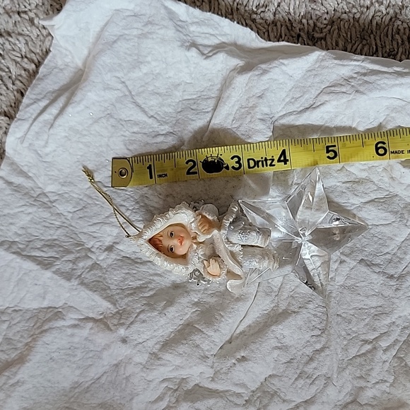 Snow Angel Baby Christmas Tree Ornament - Picture 4 of 4